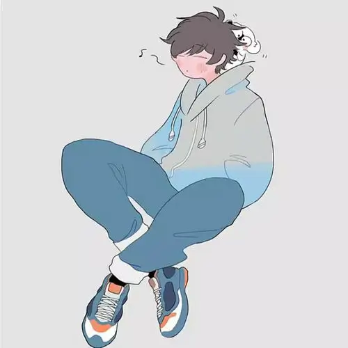 读者慢速下拉的头像，银白色慢速指针标识